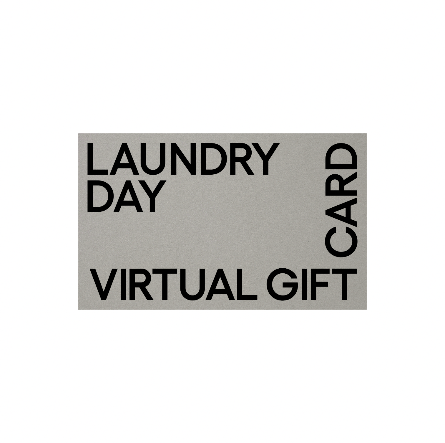 Virtual Laundry Day Gift Card
